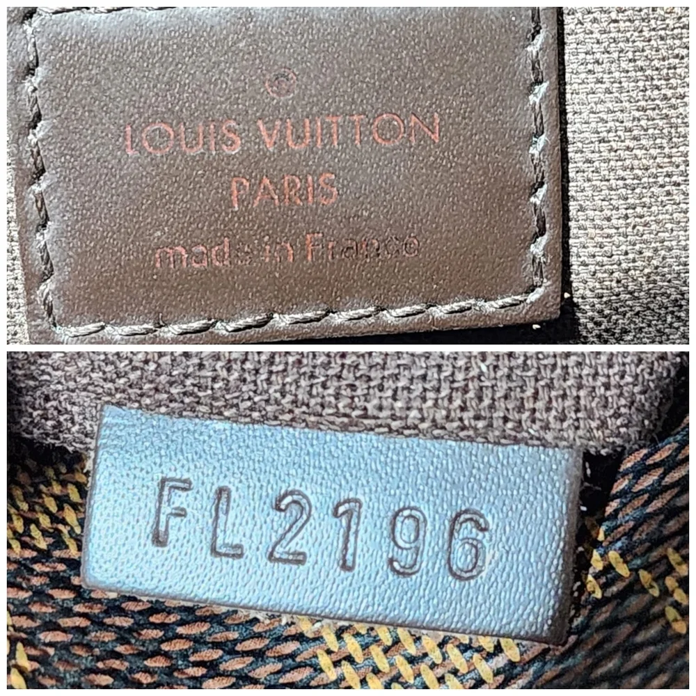 Louis Vuitton Damier Ebene District PM Messenger Bag Brown